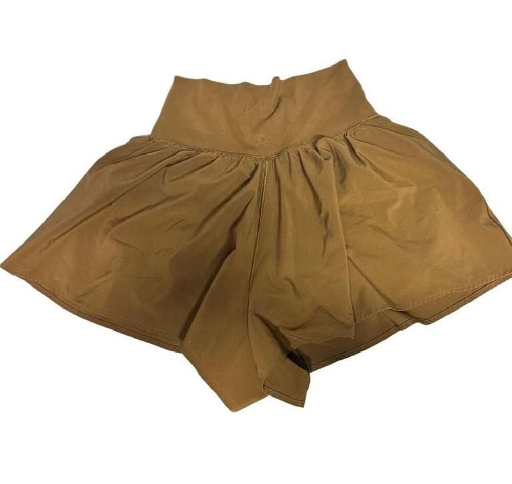 Offline By Aerie Real Me Flirty Short Size XS Brown Athletic Skort